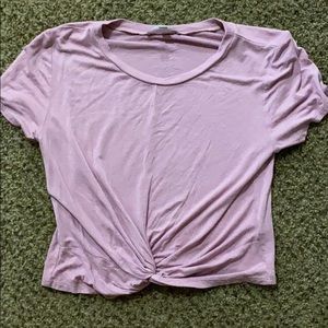 Pink crop top